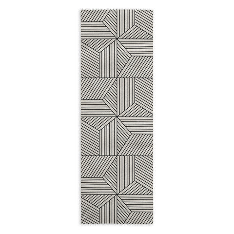Little Arrow Design Co bohemian geometric tiles bone Yoga Towel