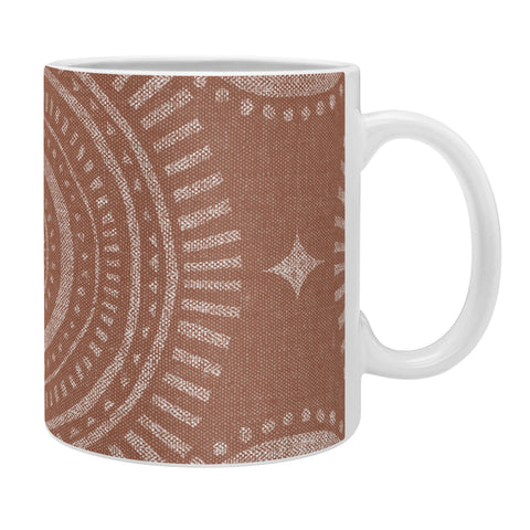 Little Arrow Design Co boho sun and stars cinnamon Coffee Mug