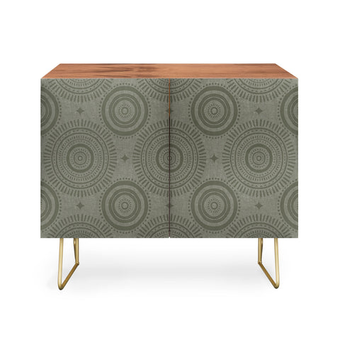 Little Arrow Design Co boho sun and stars olive Credenza