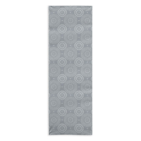 Little Arrow Design Co boho sun and stars spa blue Yoga Towel