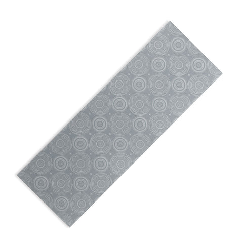 Little Arrow Design Co boho sun and stars spa blue Yoga Mat