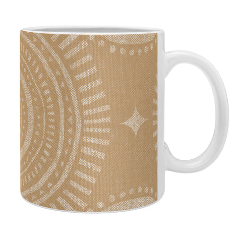 Little Arrow Design Co boho sun and stars tan Coffee Mug