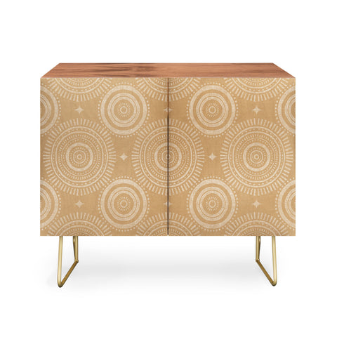 Little Arrow Design Co boho sun and stars tan Credenza