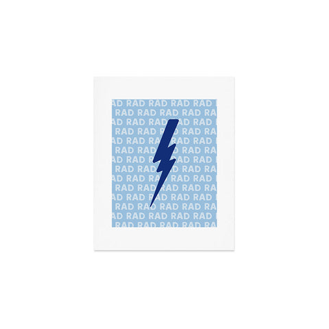 Little Arrow Design Co bolts in blue Art Print
