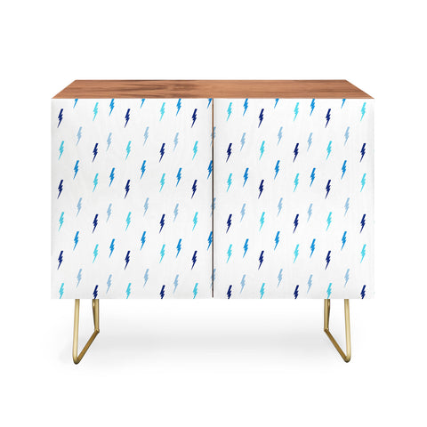 Little Arrow Design Co bolts in blue Credenza