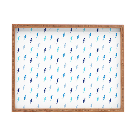 Little Arrow Design Co bolts in blue Rectangular Tray