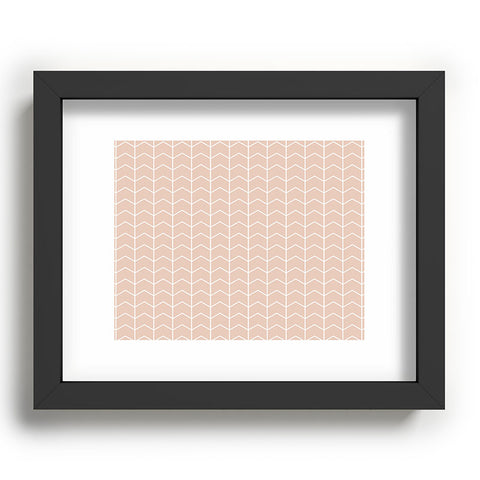 Little Arrow Design Co boreas blush chevron Recessed Framing Rectangle