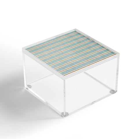 Little Arrow Design Co Cadence Stripes dusty blue Acrylic Box