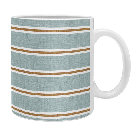Little Arrow Design Co Cadence Stripes dusty blue Coffee Mug