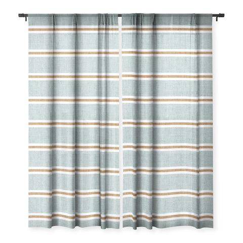 Little Arrow Design Co Cadence Stripes dusty blue Sheer Non Repeat