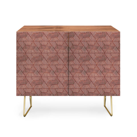 Little Arrow Design Co cadence triangles rust Credenza