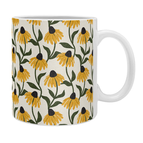 Little Arrow Design Co coneflowers cream Coffee Mug