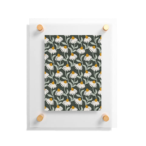 Little Arrow Design Co coneflowers olive Floating Acrylic Print