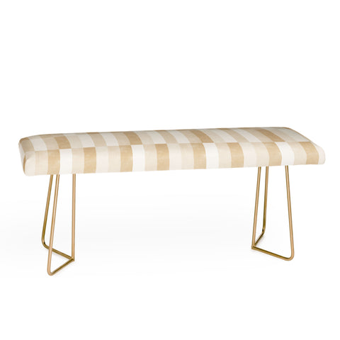 Little Arrow Design Co cosmo tile gold Bench
