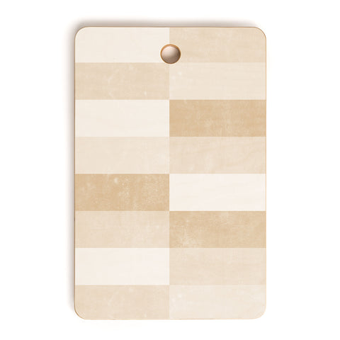 Little Arrow Design Co cosmo tile gold Cutting Board Rectangle