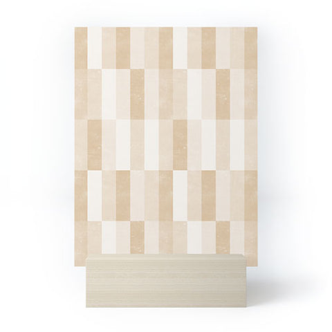 Little Arrow Design Co cosmo tile gold Mini Art Print