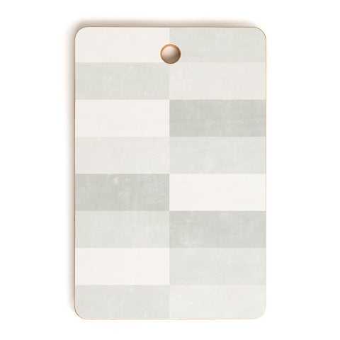 Little Arrow Design Co cosmo tile gray Cutting Board Rectangle