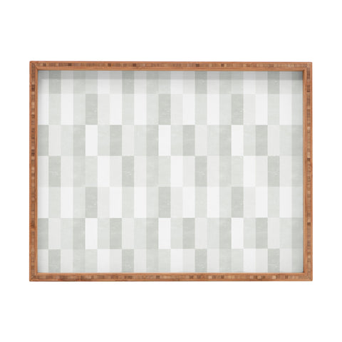 Little Arrow Design Co cosmo tile gray Rectangular Tray