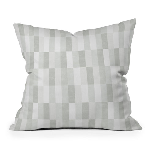Little Arrow Design Co cosmo tile gray Throw Pillow