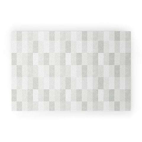 Little Arrow Design Co cosmo tile gray Welcome Mat