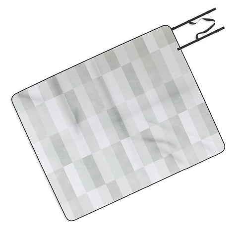 Little Arrow Design Co cosmo tile gray Picnic Blanket