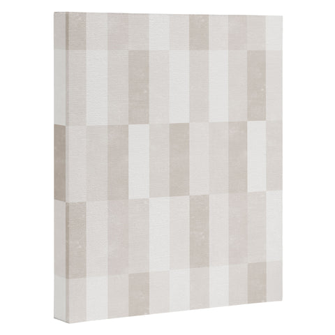 Little Arrow Design Co cosmo tile khaki Art Canvas