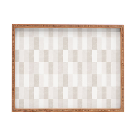 Little Arrow Design Co cosmo tile khaki Rectangular Tray