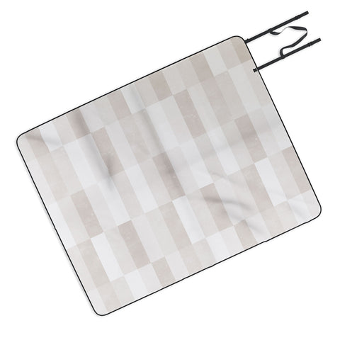 Little Arrow Design Co cosmo tile khaki Picnic Blanket