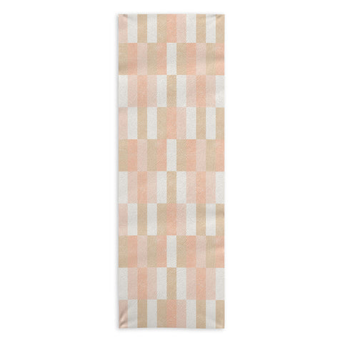 Little Arrow Design Co cosmo tile multi pink Yoga Towel