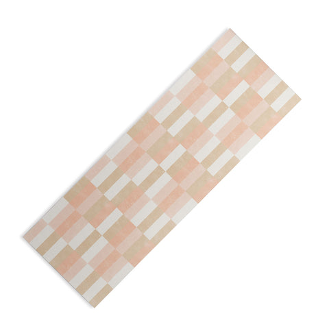 Little Arrow Design Co cosmo tile multi pink Yoga Mat