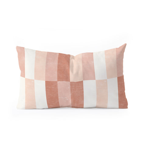 Little Arrow Design Co cosmo tile multi warm Oblong Throw Pillow