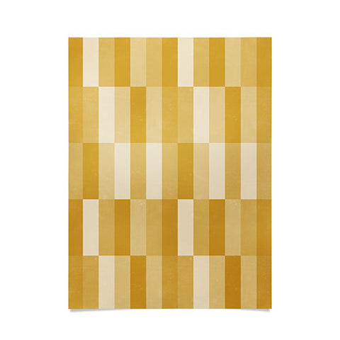 Little Arrow Design Co cosmo tile mustard Poster