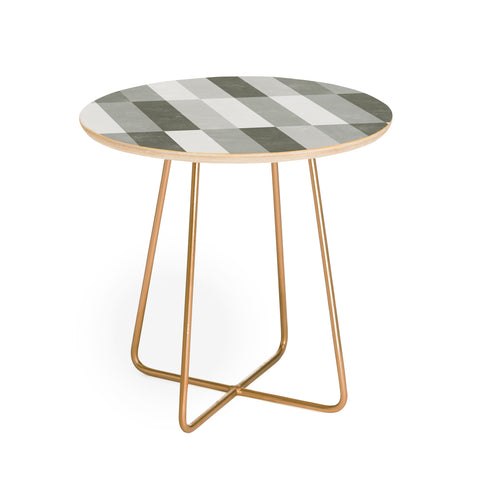 Little Arrow Design Co cosmo tile olive Round Side Table