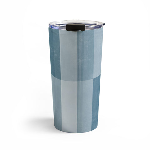 Little Arrow Design Co cosmo tile stone blue Travel Mug
