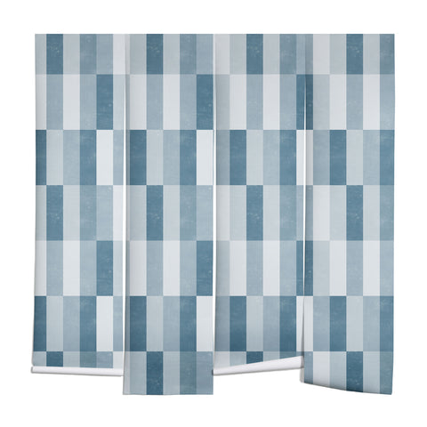 Little Arrow Design Co cosmo tile stone blue Wall Mural