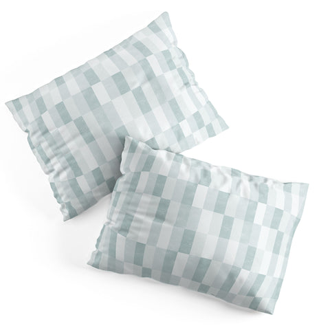 Little Arrow Design Co cosmo tile teal Pillow Shams