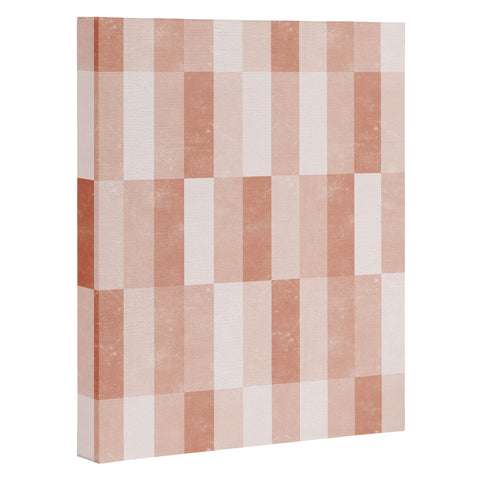 Little Arrow Design Co cosmo tile terracotta Art Canvas