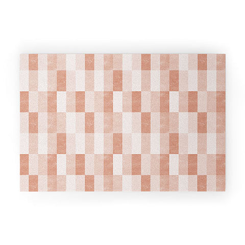 Little Arrow Design Co cosmo tile terracotta Welcome Mat