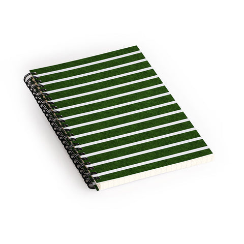 Little Arrow Design Co Crocodile Green Stripe Spiral Notebook