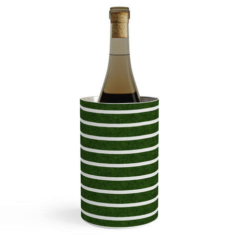 Little Arrow Design Co Crocodile Green Stripe Wine Chiller