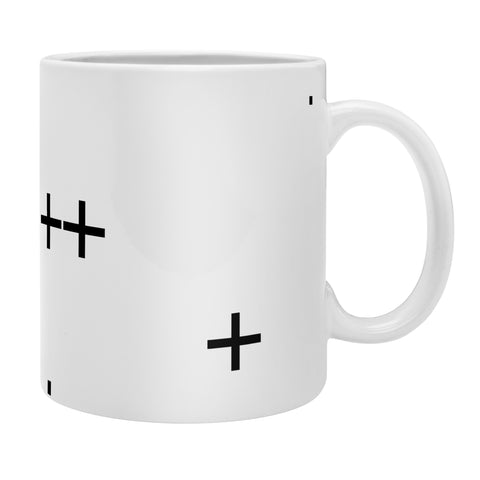 Little Arrow Design Co Cross on White Coffee Mug