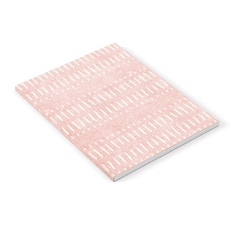 Little Arrow Design Co dash dot stripes pink Notebook