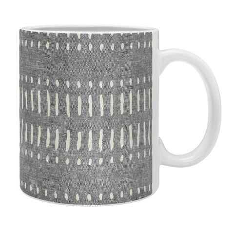 Little Arrow Design Co dash dot stripes stone Coffee Mug