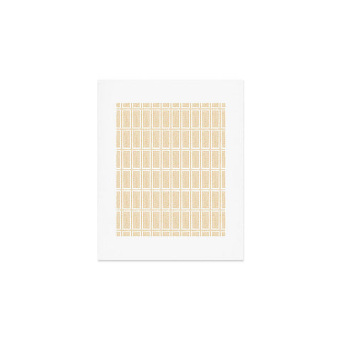 Little Arrow Design Co dotty boho geometric Art Print