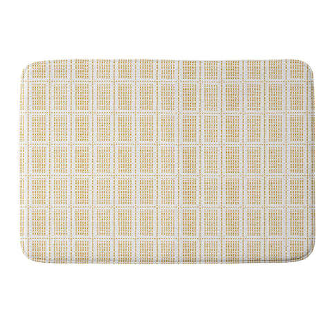Little Arrow Design Co dotty boho geometric Memory Foam Bath Mat