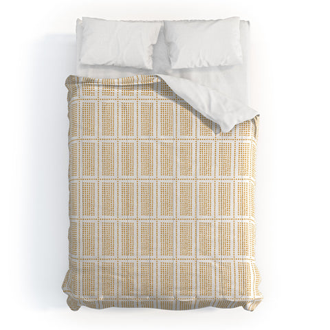 Little Arrow Design Co dotty boho geometric Comforter