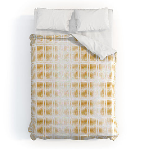 Little Arrow Design Co dotty boho geometric Duvet Cover