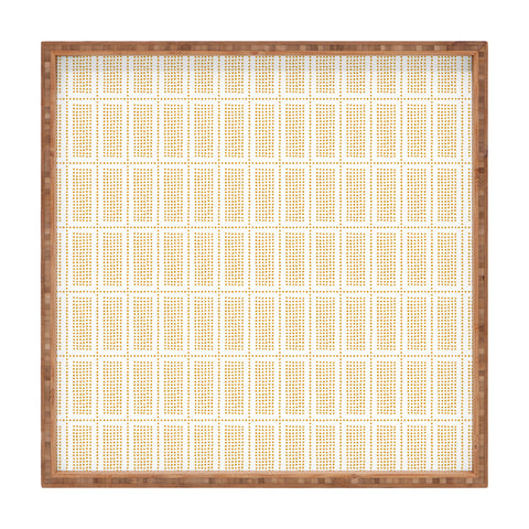 Little Arrow Design Co dotty boho geometric Square Tray