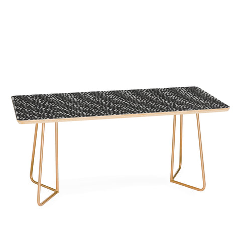 Little Arrow Design Co dotty stripes neutral Coffee Table