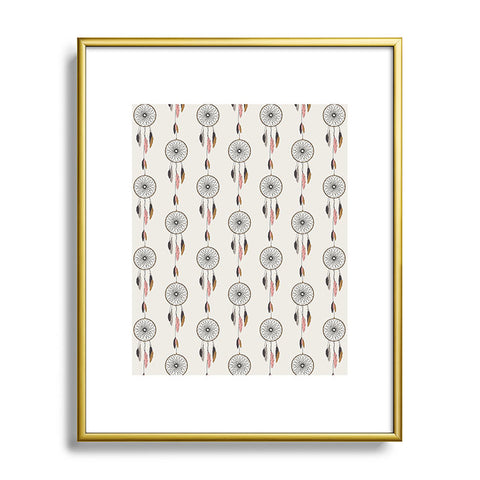 Little Arrow Design Co DREAMCATCHER 1 Metal Framed Art Print